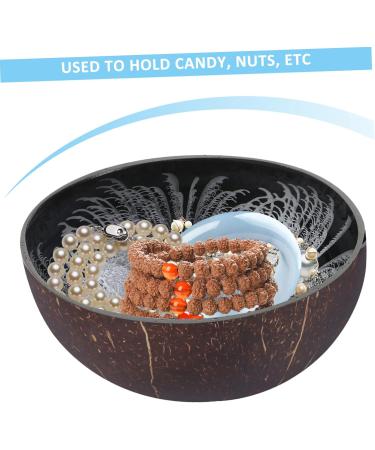 CORHAD Keychain Wood Tray Cereal Container Decor Key Storage Bowl Candy Container Salad Bowl Vietnam Fruit medium Silver - Buy Online on GoSupps.com