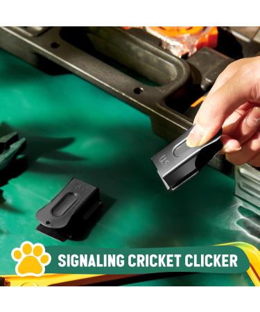 Vercanmonth 2-Piece Brass Pet Training Clicker Set - Durable Metal Dog & Cat Clickers for Effective Training | Perfect for Puppy & Pet Owners (Black) - Buy Online on GoSupps.com