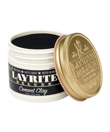 Layrite Cement Clay Mild Cream Soda 4.25oz - Strong Hold Styling Cream - Buy Online on GoSupps.com