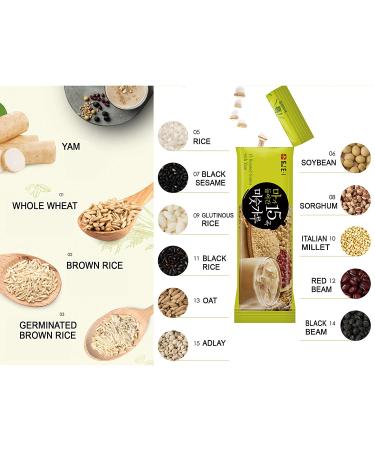 Damtuh Korean 15 Multi Mixed Grain Powder Meal Replacement Shake - 40 Sticks, 20g Each - Buy Online on GoSupps.com