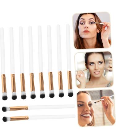 NOLITOY Eye Makeup Brush 50 Pcs Makeup Brush Eyeshadow Brush Eye Brush for Eyeshadow Tool Brush Wooden Handle White Make up 17.50X1.00X1.00CMx5pcs Whitex5pcs - Buy Online on GoSupps.com