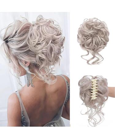 FaringotoTousled Updo Messy Bun Hair Piece Hair Topper in Human Hair Wig Band 12H24+4503+24+2 30 - Buy Online on GoSupps.com