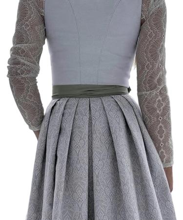 Robe dirndl pour femme - Costume de f te de la bi re - Dirndl midi - Longue - Grandes tailles - Chemisier Dirndl - Costume vintage l gant - Robe de soir e - Robe de cocktail 3XL Argent 02 - Buy Online on GoSupps.com