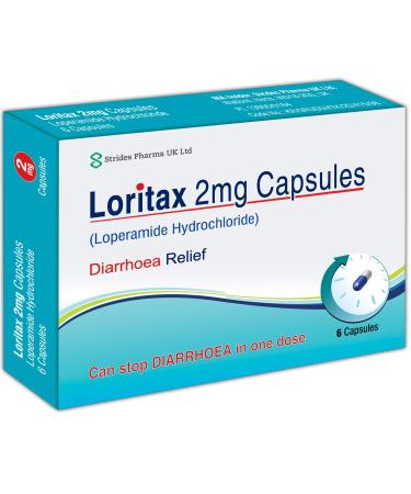 24 Diarrhoea Relief 2mg Capsules Loperamide Hydrochloride Tablets (4x6)