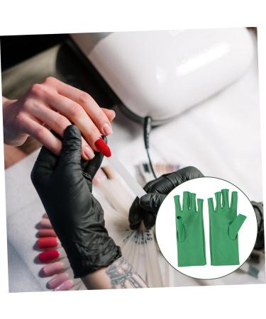 Healeved 3 Pairs Nail Gloves Manicure Tools Elastic Spandex Mittens - Buy Online on GoSupps.com