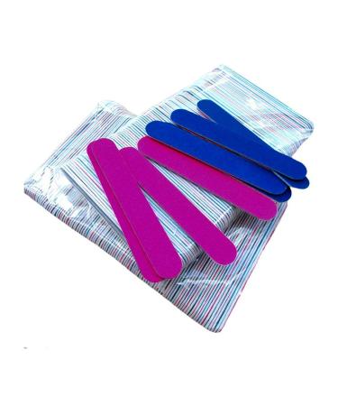 100 Mini Nail Files - Double-Sided Emery Boards 180/240 Grit for Professional Nail Care at Home & Salon - Buy Online on GoSupps.com