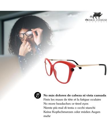 Exclusive Perl Reading Glasses for Women - Fashion Pharmacy Quality | 1 Diopter | 5 Color Options - Buy Online on GoSupps.com