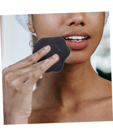DOITOOL Face Scrub Clean Brush Face Cleaner Brush Manual Facial Cleansing Brush Facial Cleansing Brush Exfoliator Face Brush Blackheads Scrubber Face Exfoliator Tool Soft Fur 7.5x7.4cm Black - Buy Online on GoSupps.com