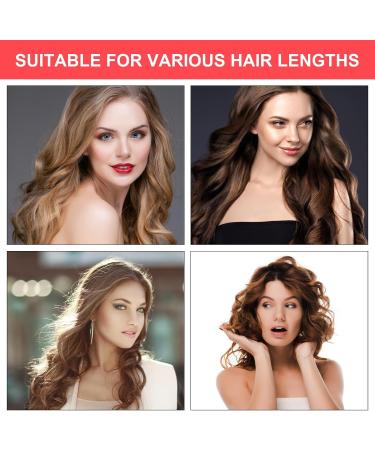 Curlers Large Curls Set - 26 Piece Self-Adhesive Rollers & Clips for Heatless Styling - Ideal for Long, Medium, Short Hair - Buy Online on GoSupps.com