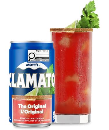 Mott's Clamato Original 213mL Can Pack of 6 - Buy Online on GoSupps.com