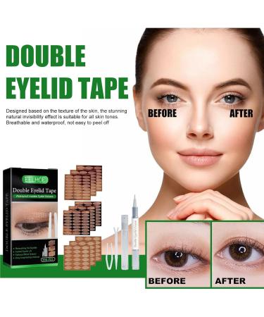 Hooded Eyelid Lifter Strips Natural Matte Double Eyelid Tape Invisible | Instant Eye Lift Eyelid Lifter Eye Tape for Droopy Eyes Dtt - Buy Online on GoSupps.com