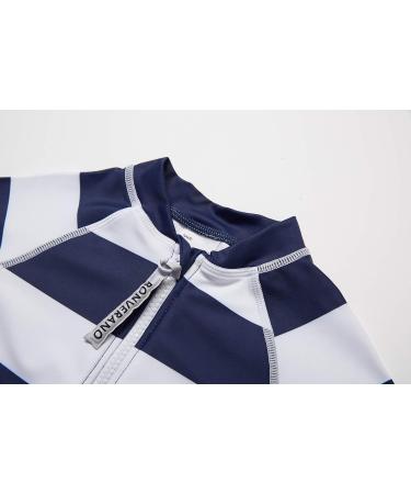 Bonverano Baby Boy UV Protection 50+ Long-Sleeved Swimsuit | 6 Years | One Zip Stripes - Buy Online on GoSupps.com