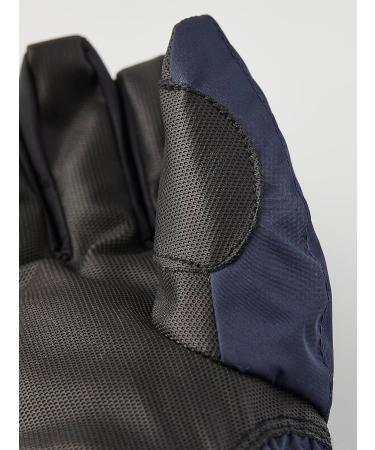 Hestra Gauntlet CZone Junior Glove | Waterproof & Insulated Kids Gloves for Winter - Dark Navy/Turquoise, Size 5 - Buy Online on GoSupps.com