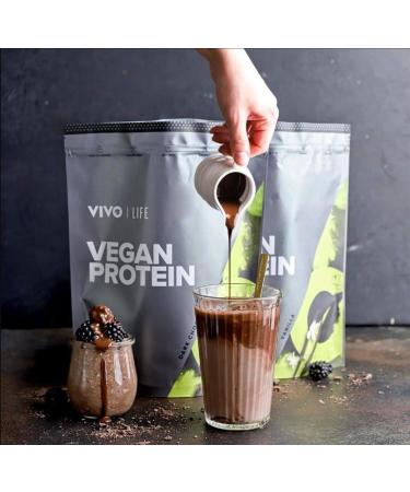 Vivo Vegan Protein Powder - Cacao Coconut | 30 Servings of Plant-Based Protein | 0.7 oz Per Scoop - Shop Internationally - Buy Online on GoSupps.com