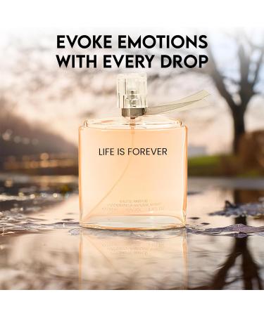 Life is Forever Women Perfume Bold & Sophisticated Scent Eau De Parfum With Citrus Spice And Woody Notes Long Lasting Natural Spray Fragrance 3.4 Fl Oz Life is Forever 3.4 Fl Oz (Pack of 2) - Buy Online on GoSupps.com