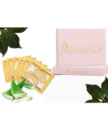 Elegista Eye pads masks 50 pairs against dark circles with hyaluron and vitamin E dark circles pads eye patches eyes gel pads eye care anti folds (50)