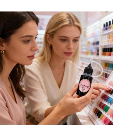  Krujecnt Clear Sculpting Nail Gel | 10 ml Molding Adhesive | 3D Nail Builder Gel - for Nail Extensions Nail Art Polish Rhinestones and - Buy Online on GoSupps.com