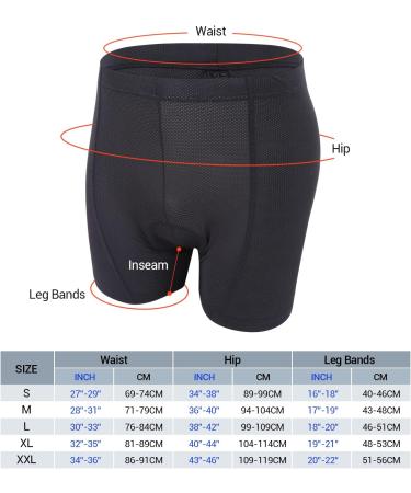 Buy Sportneer Women's Cycling Shorts with 3D Gel - Rshorts for Ultimate Comfort | Sizes S-2XL | Black - Buy Online on GoSupps.com