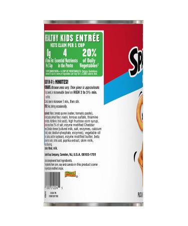 SpaghettiOs Original Canned Pasta 22.4 OZ Can (Pack of 12) - Healthy Snack for Kids and Adults - Buy Online on GoSupps.com