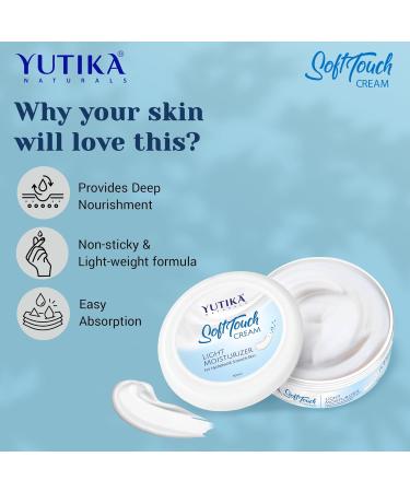 Yutika Softtouch Light Moisturizer Cream 500ml - Best Face & Skin Hydration | International Shipping - Buy Online on GoSupps.com