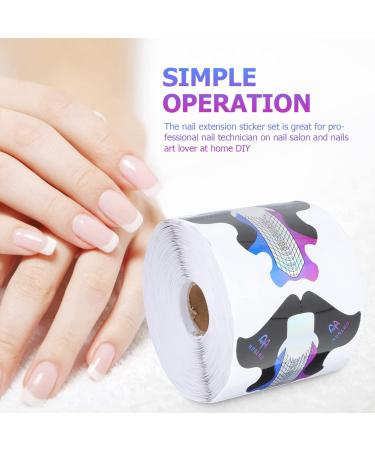 Solustre 300-in-1 Symphonic Paper Tablet - Fish Shape Dual Nail Shape Stickers & French Tip Guides for Perfect Nail Extensions - Buy Online on GoSupps.com