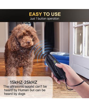 Bubbacare Anti Barking Device Handheld Ultrasonic Dog Bark Deterrent Dog Barking Control Devices Rechargable Dog Barking Deterrent Dog Training Safe 5M Range for All Dogs - Buy Online on GoSupps.com