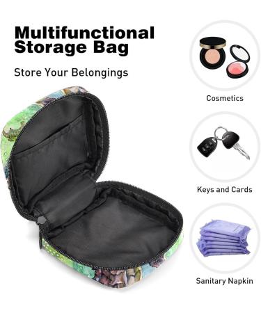 Underwater World Period Bag - Color1231 | Sanitary Napkin Storage & Travel Makeup Pouch - Buy Online on GoSupps.com