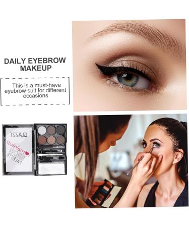 WOONEKY 1 Set Eyebrow Powder Set Eyebrow Sissor Kit Eyebrow Brush Brow Pencil Lady Eyebrow Powder Lit e Abs - Buy Online on GoSupps.com