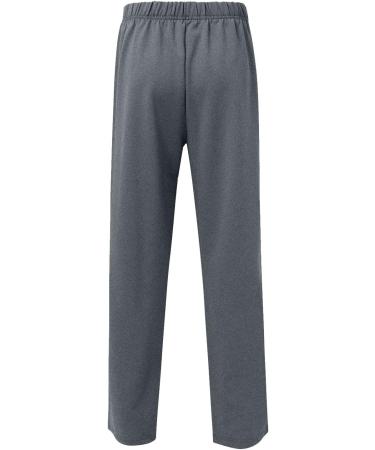 Buy Rumaozia Men's Rehab Pants - Sideways Jogging Pants Long Wide Leg Zippered Casual Sportswear in Dark Gray (3XL) - International Shipping Available - Buy Online on GoSupps.com