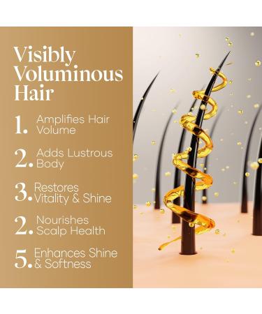 Hair Thickening Shampoo & Conditioner Set - Volumizing Growth Support with DHT Blockers Biotin Keratin & More - 16 fl oz - Ideal for Men & Women - Buy Online on GoSupps.com