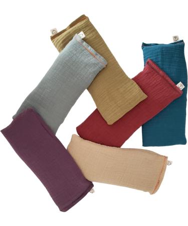 Peacegoods Unscented Eye Pillow - Flax Seed Weighted for Yoga & Meditation - Teal - Buy Online on GoSupps.com