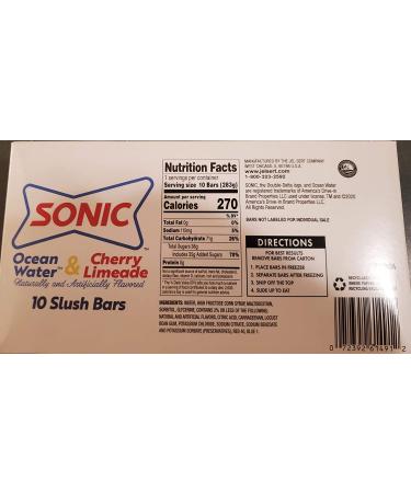 Sonic Freezer Bars - Cherry Limeade Ocean Water Flavor (1 oz.) - Buy Online on GoSupps.com