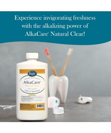 AlkaCare Natural Clear Mouthwash & Gargle 16OZ - Gentle Oral Care for Fresh Breath | Buy Internationally - Buy Online on GoSupps.com
