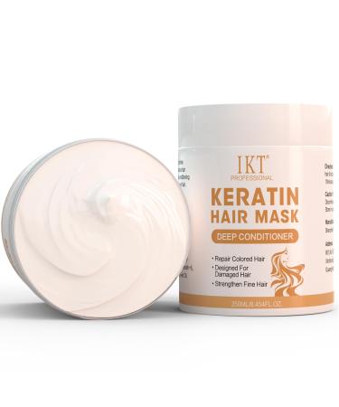 PassRose Keratin hair mask supercharged hydration and hair masks for dry damaged hair 250 ml protection against breakage and damage