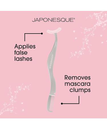 JAPONESQUE False Lash Applicator Tweezers with Stainless Steel Comb - Buy Online on GoSupps.com