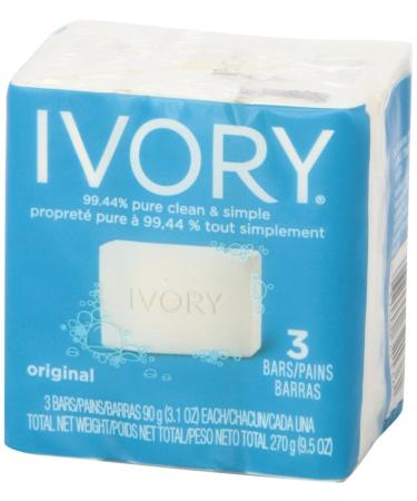 Ivory Soap 3.1 oz Personal Bar - Gentle Cleansing Bar - Buy Online on GoSupps.com