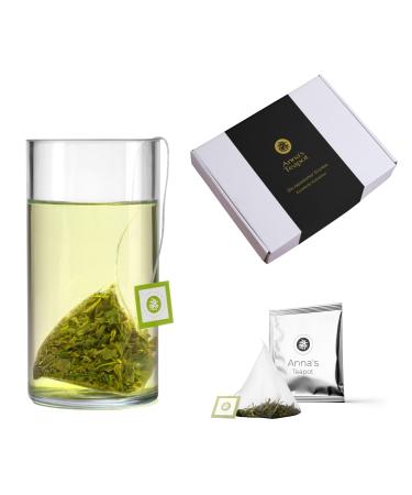 Anna's Teapot Japanese Bio Tea gift set |Tea set of the finest biological Japanese green teas |Japanese tea test 3 varieties in 18 individually packaged tea bags |Organic tea gift