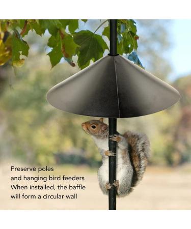 Haofy 14 Squirrel Baffle Blocker - Premium Bird Feeder Baffle Protector for Poles | Ideal for Bird Lovers & Wildlife Enthusiasts - Buy Online on GoSupps.com