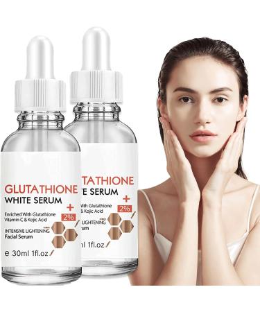 Trendyfave Glutathione Collagen Glow Kojic Acid Serum Vitamin C Serum For Face Reduce Dark Spot Shrink Pores & Improve Skin Tone Glutathione Face Serum 30ml 1 - Buy Online on GoSupps.com
