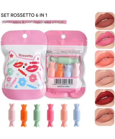 Makeup set cute with lipAt pigmented velvet stick 6x high cute lip tip for birthday Christmas Easter Vac set lace - Buy Online on GoSupps.com