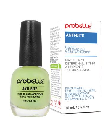 Probelle Anti-Bite, Nail Biting Treatment for Kids & Adults to Quit habit, No Bite Nail Polish Deterrent, Thumb Guard & Prevents Finger Sucking, Nail Care to Help Stop Putting Fingers In Your Mouth with Bitter Taste, For A