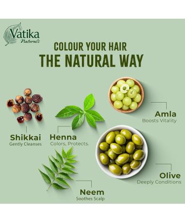 Dabur Vatika Henna Color 60g Dark Brown - Buy Online on GoSupps.com