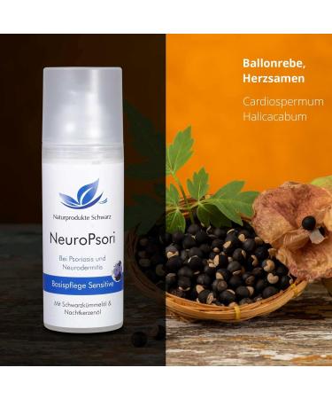 Naturprodukte Schwarz Natural or black Neuro psori Basis Sensitive Care Cream for Neurodermatitis - Buy Online on GoSupps.com