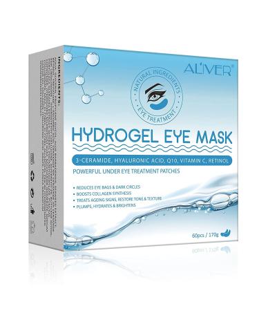 60pcs Hyaluronic Acid Collagen Eye Pads - Anti-Aging Hydrogel Moisturizing Eye Masks for Dark Circles & Puffiness - Buy Online on GoSupps.com
