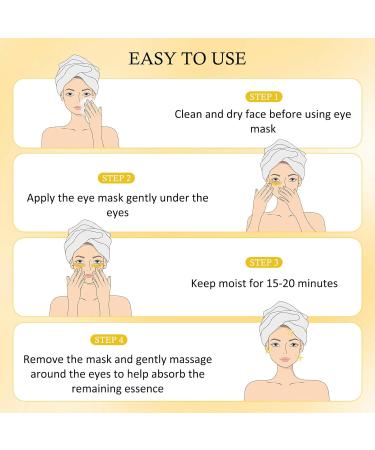 Under Eye Patches for Puffy Eyes & Dark Circles - 24 Pcs Collagen & Snail Mucin Eye Masks | Wrinkle Relief Skin Care - Buy Online on GoSupps.com