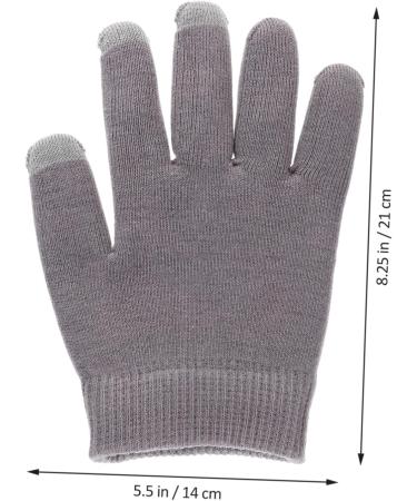 1 Pair Gel Pink Gloves Moisturizing Gloves for Hand Overnight Spa Gloves Hand Lotion Gloves Moisturizing Gloves for Women Gloves for Dry Hand Cotton Casual Socks Ordinary 21x14cm Gray - Buy Online on GoSupps.com