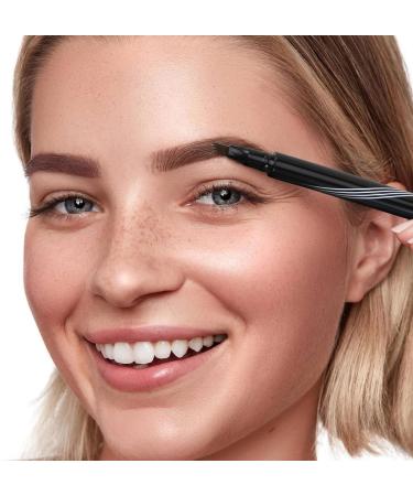 Boobeen Waterproof Micro Tip Eyebrow Pen | Natural 3D Hair | Long Lasting Coffee Brown - Buy Online on GoSupps.com
