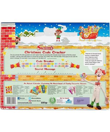 Swizzels Christmas Advent Calendar 220g with a Free Kids Christmas Stickers - Buy Online on GoSupps.com