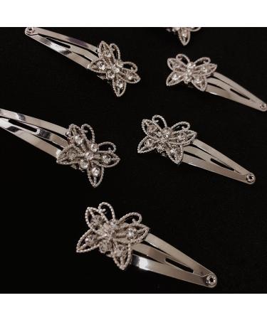 amangul Snap Hair Clip for Hot Girls Shinning Butterfly Barrettes with Decor Alloy Hair Barrettes for Teens Girls - Buy Online on GoSupps.com