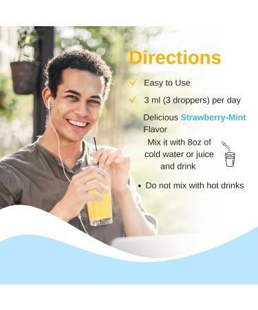 Vitaminally Liposomal Men's Liquid Multivitamin Drops | Non-GMO | Sugar Free | Gluten Free | 30 Day Supply | Supports Immune System Muscle Health Cellular Energy Production - Buy Online on GoSupps.com
